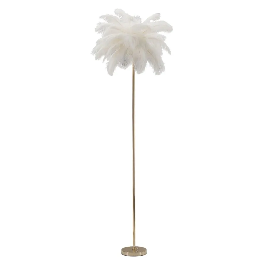 LAMPA STOJĄCA PALM BIAŁA 55X160 cm